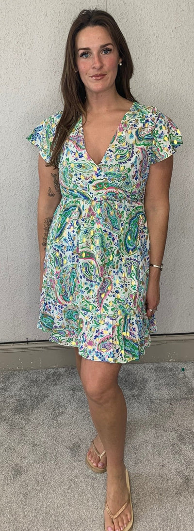 women's Short print Summer dress.