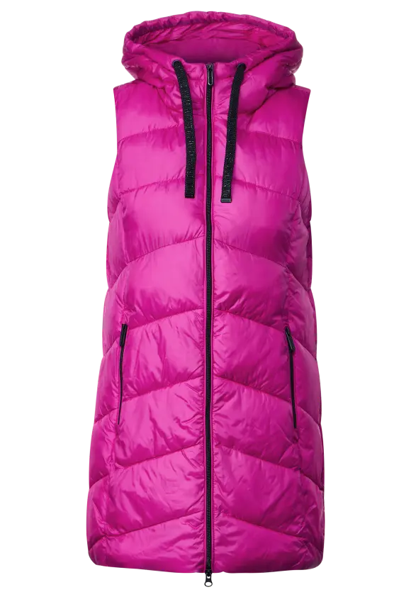 Cecil women's vest gilet pink long vest