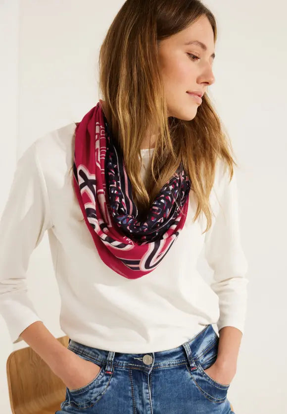 Cecil women\'s patchwork – loop Charisma scarf Fashions print