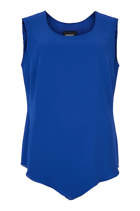 Godske chiffon blue top