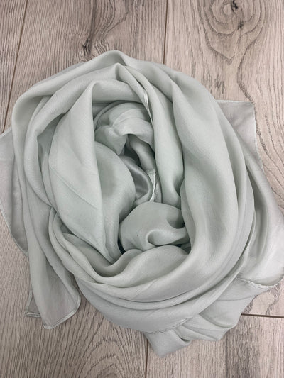 Women's Silk grey scarf