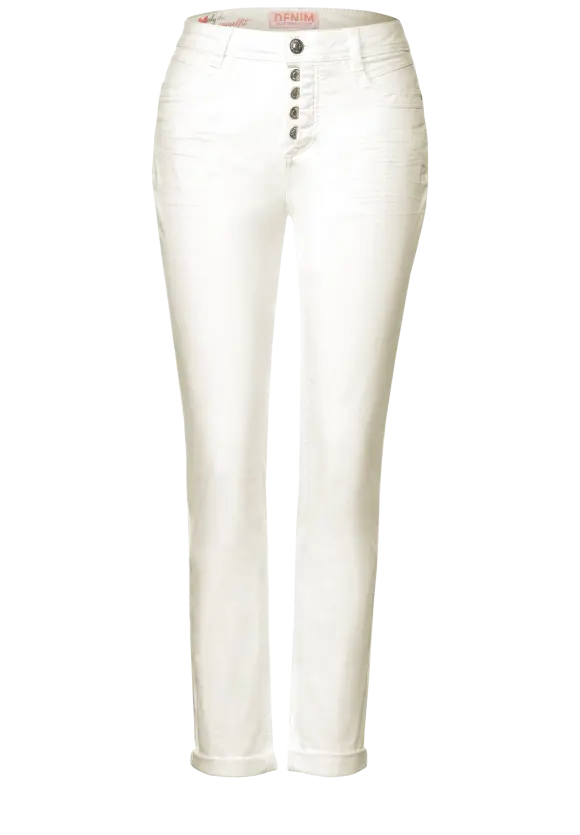 Street One Women's Jane Style White Summer Slim Fit Jeans