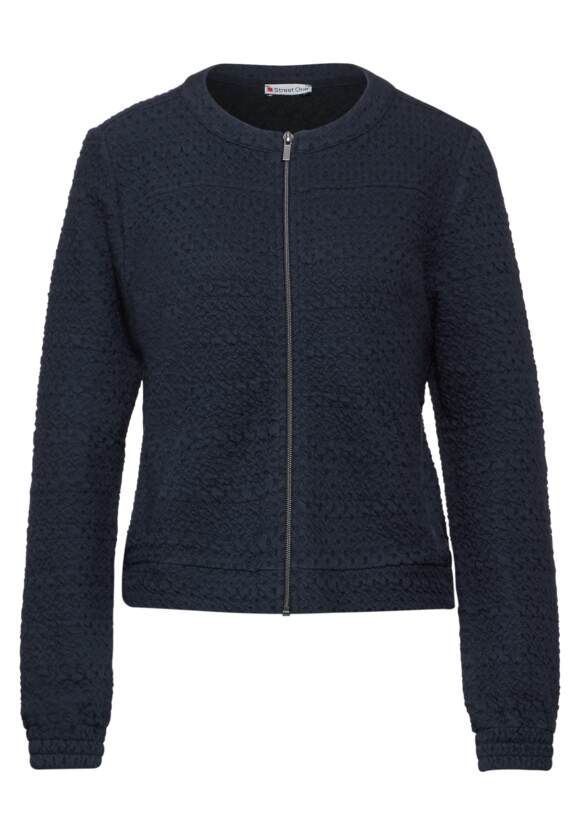 Street One women's navy Summer jacket with structure