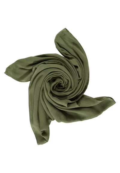 Olive green loop scarf
