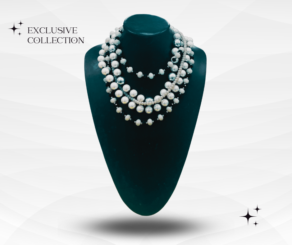 Women's Pearl Multiple Layers Necklace