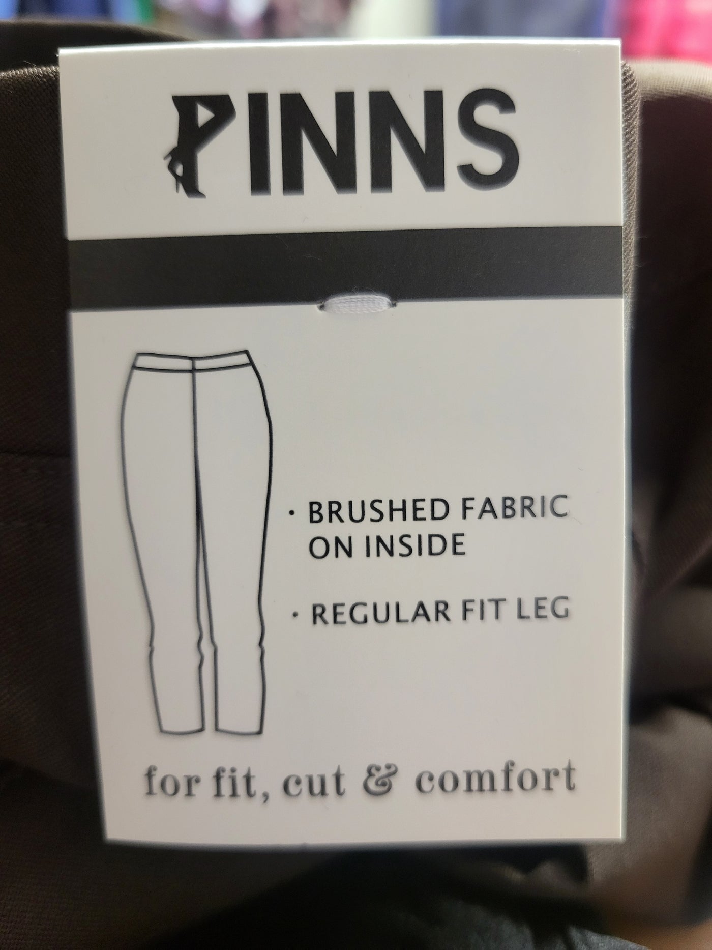 PINNS Bengaline pull-up trousers