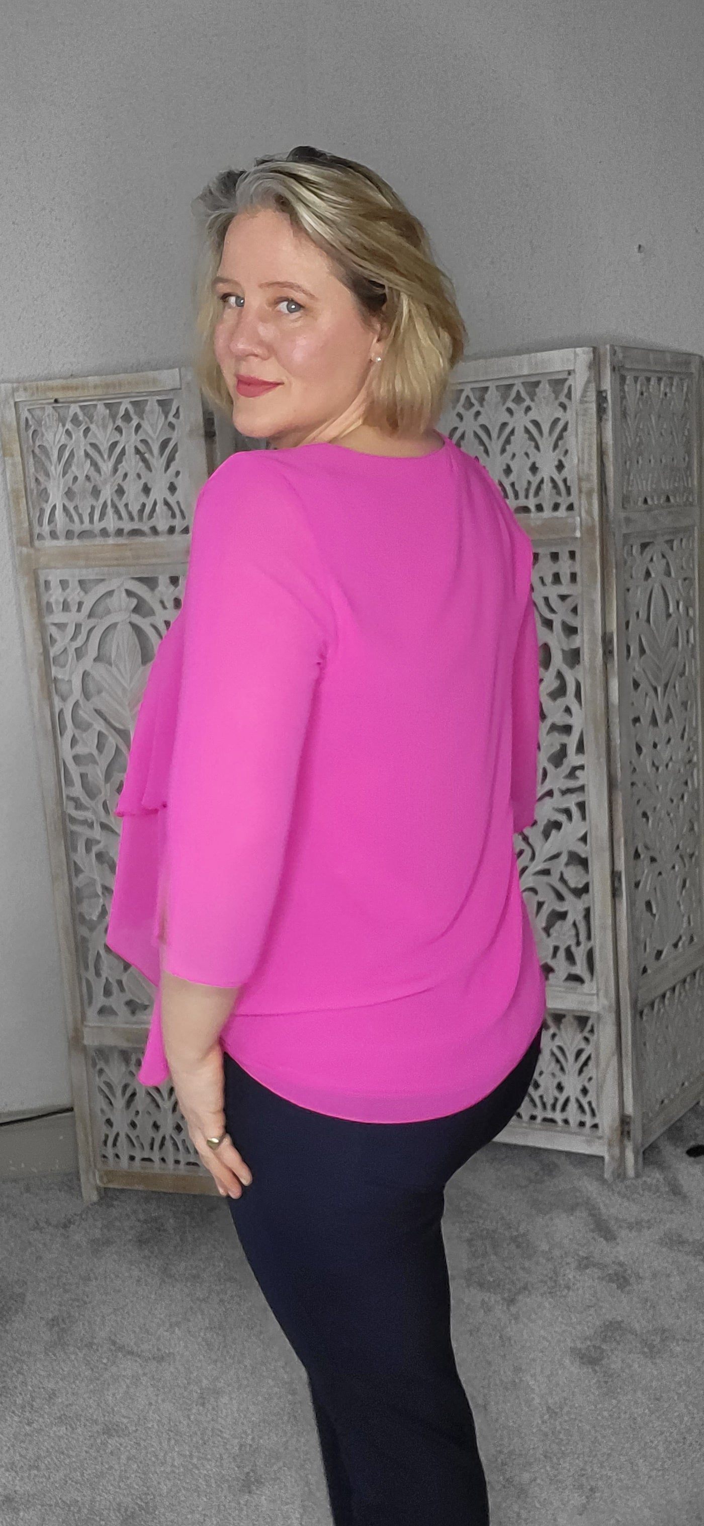 Godske Plus-size Pink blouse