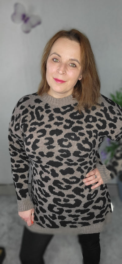 Charlotte leopardprint sweater