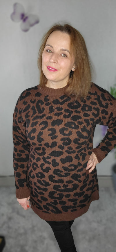 Charlotte leopardprint sweater