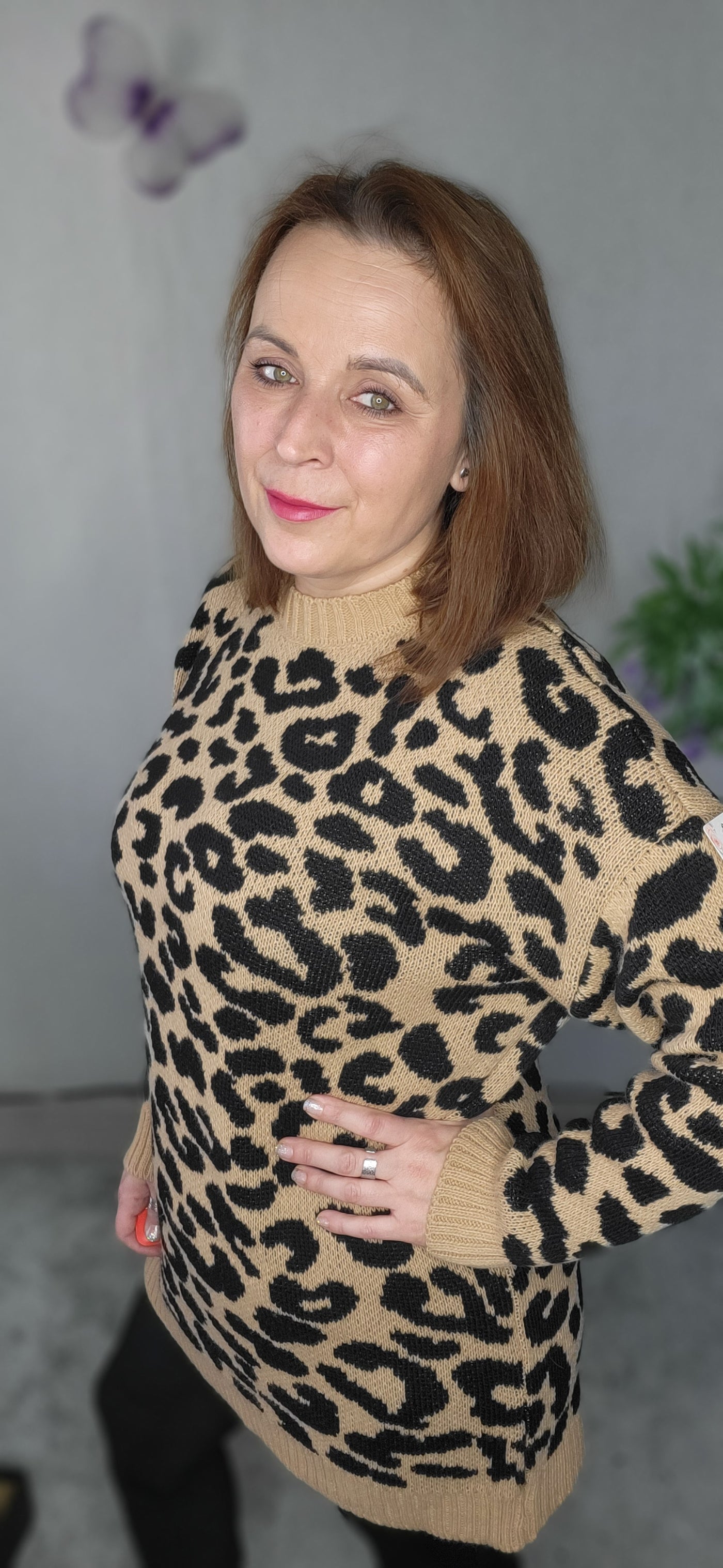 Charlotte leopardprint sweater