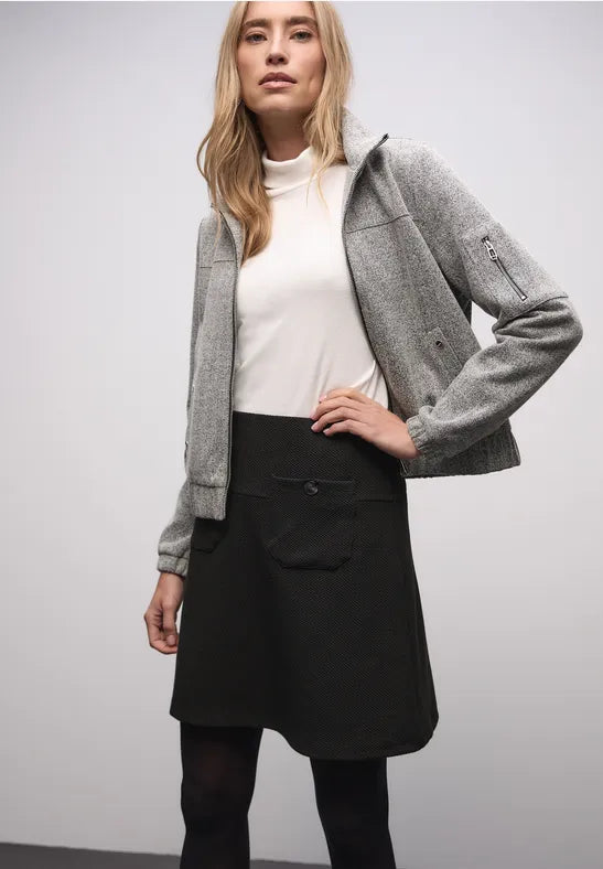 Street One skirt with texture