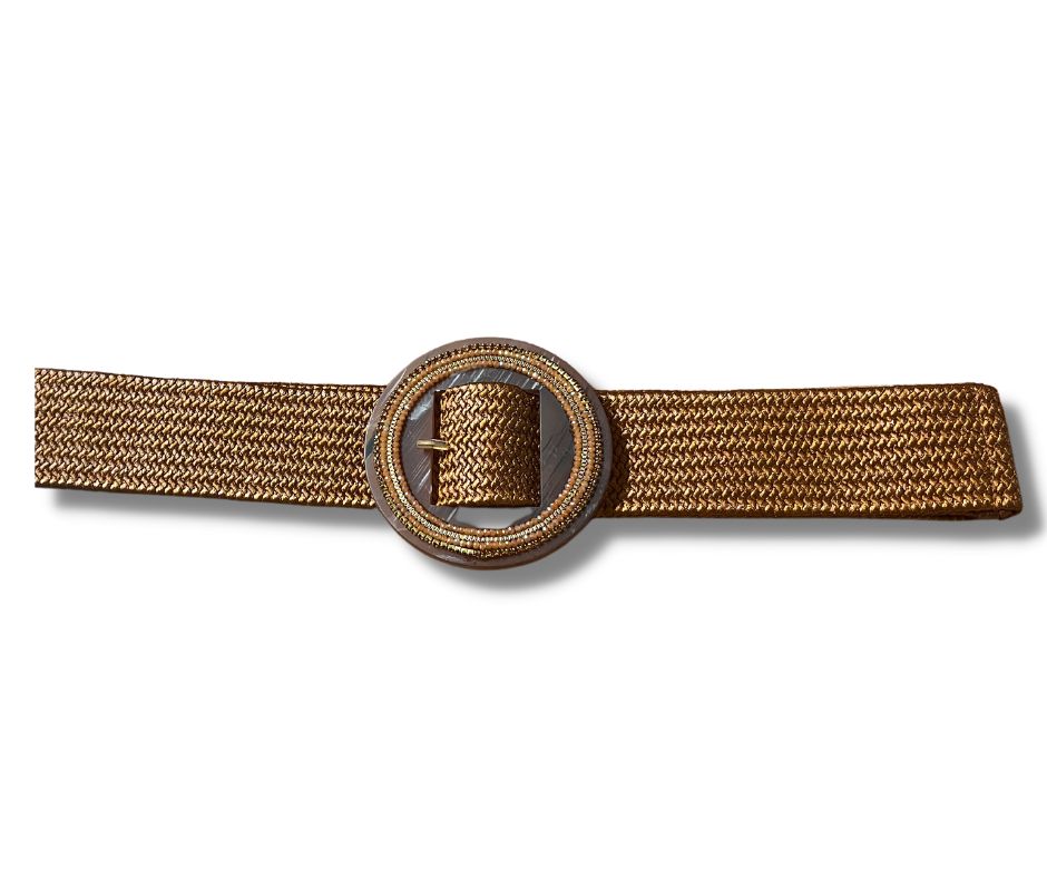 Women's woven elastic belt