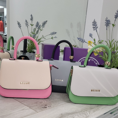 Bessie London small bag black, green or pink