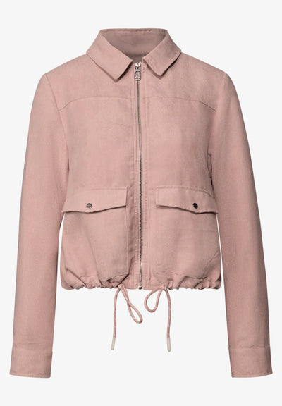 Street One Corduroy jacket with zipper