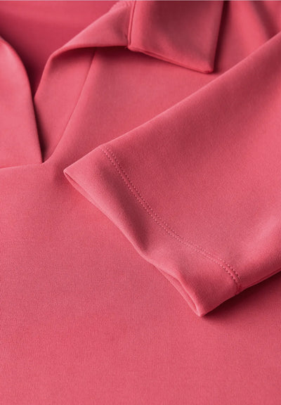Street One Silk-look polo shirt