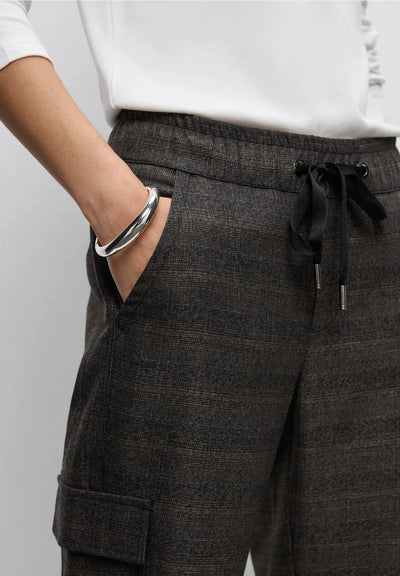 Street One Check Cargo Pants