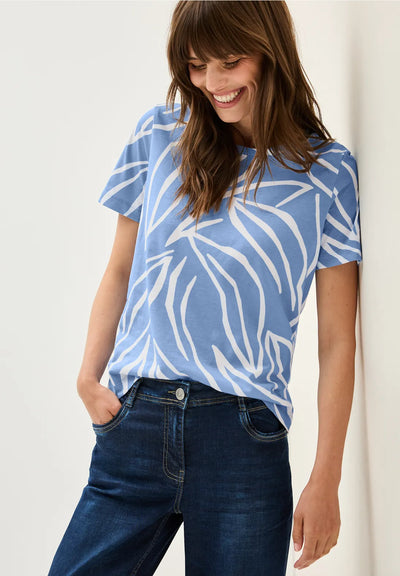 CECIL Zoe Outline Basic T-Shirt