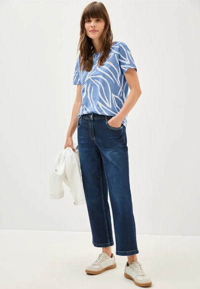 CECIL Zoe Outline Basic T-Shirt