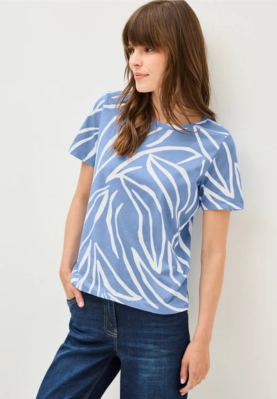 CECIL Zoe Outline Basic T-Shirt