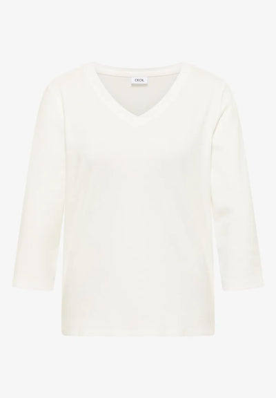 CECIL Basic V-Neck Top