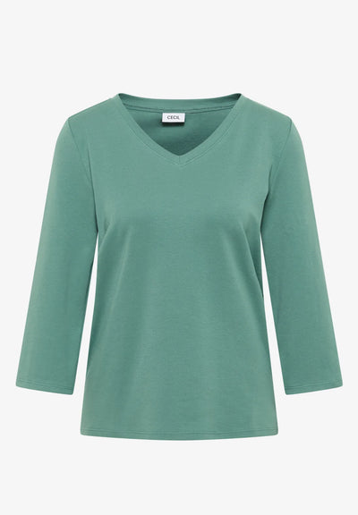 CECIL Basic V-Neck Top