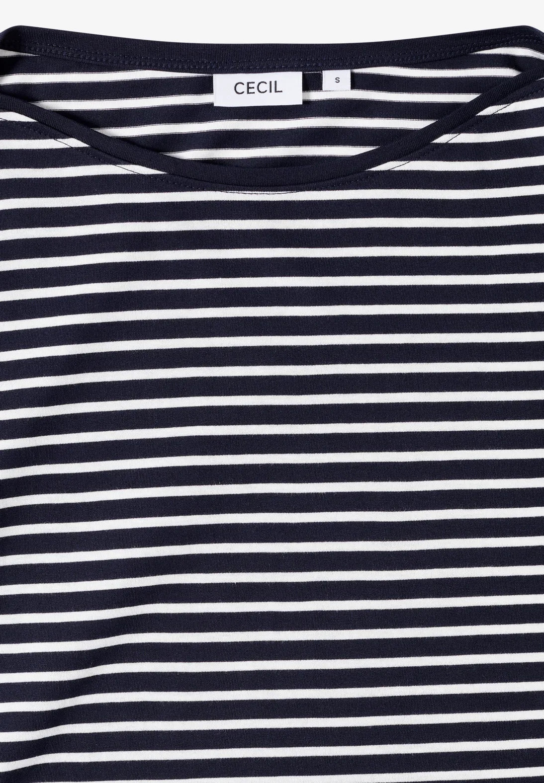 CECIL Stripe Boatneck Top
