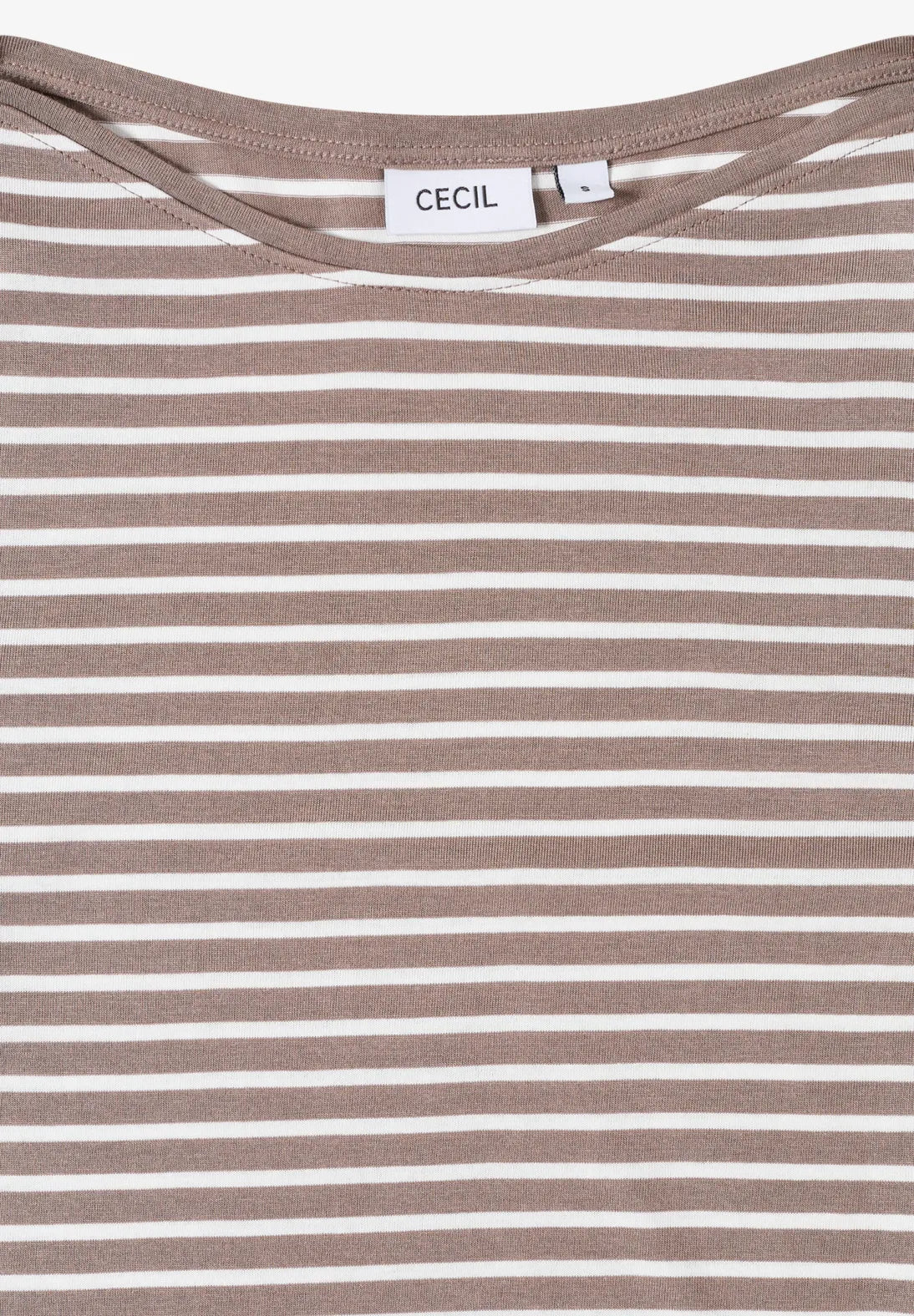 CECIL Stripe Boatneck Top
