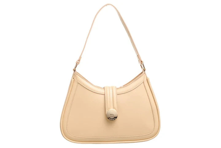 BEIGE, CREAM, CROSSBODY HANDBAG BESSIE LONDON