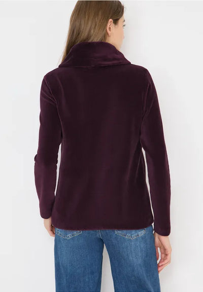CECIL Corduroy shirt with large collar
