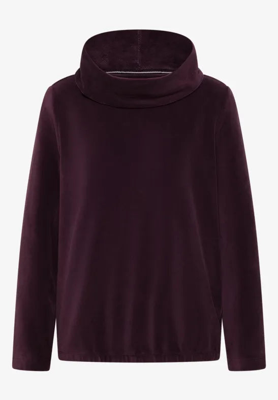 CECIL Corduroy shirt with large collar