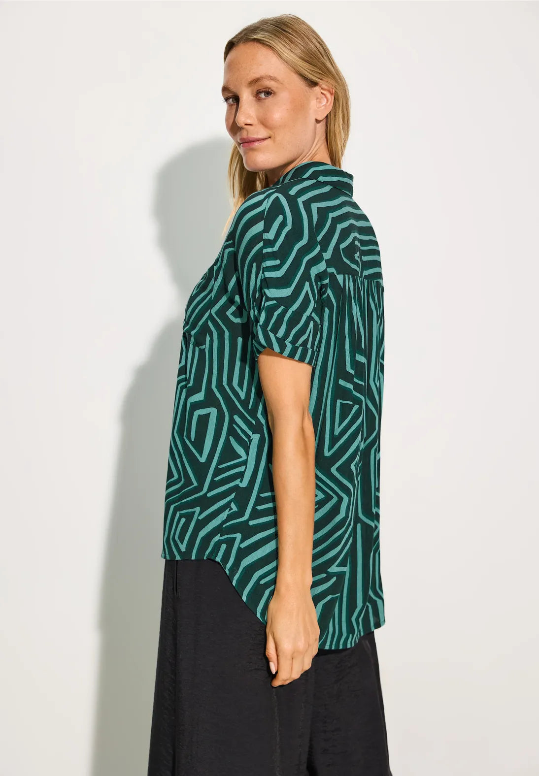 women's CECIL Printed blouse with pockets