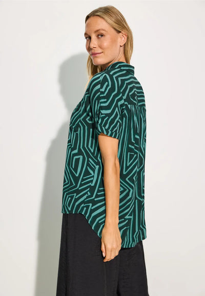 women's CECIL Printed blouse with pockets