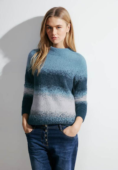 Cecil women's knitted fluffy sweater