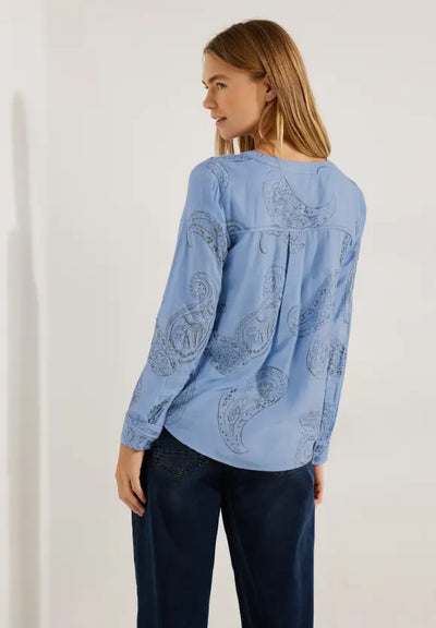 Cecil women's melange foil print blouse shirt top