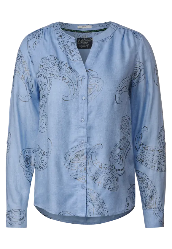 Cecil women's melange foil print blouse shirt top