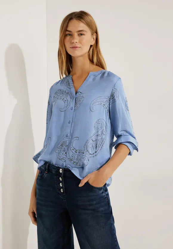 Cecil women's melange foil print blouse shirt top