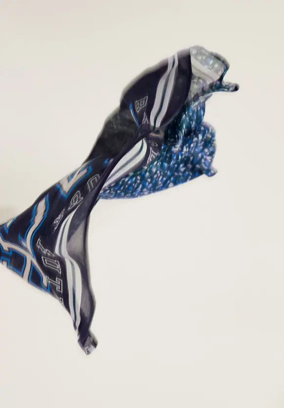 Cecil women's patchwork print loop scarf