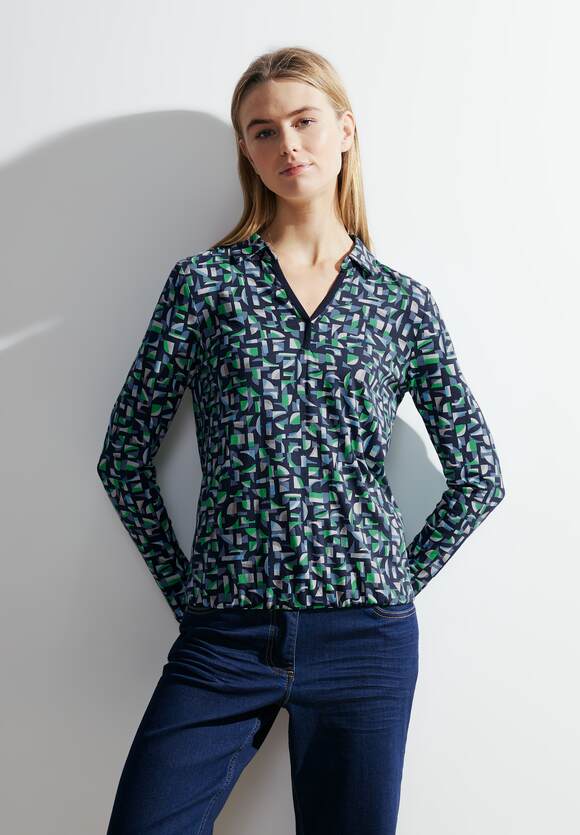 Cecil women's print tunic top blouse