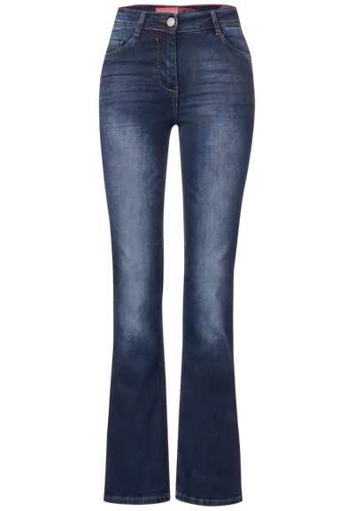 Cecil women's slim fit wide bootcut jeans