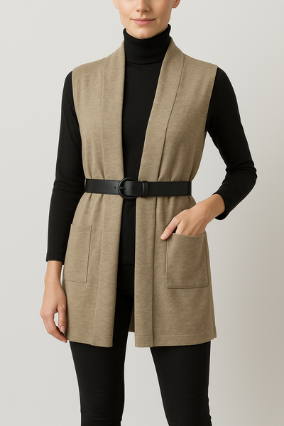 Hanna sleeveless cardigan