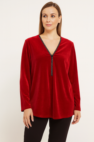 Ines velvet top
