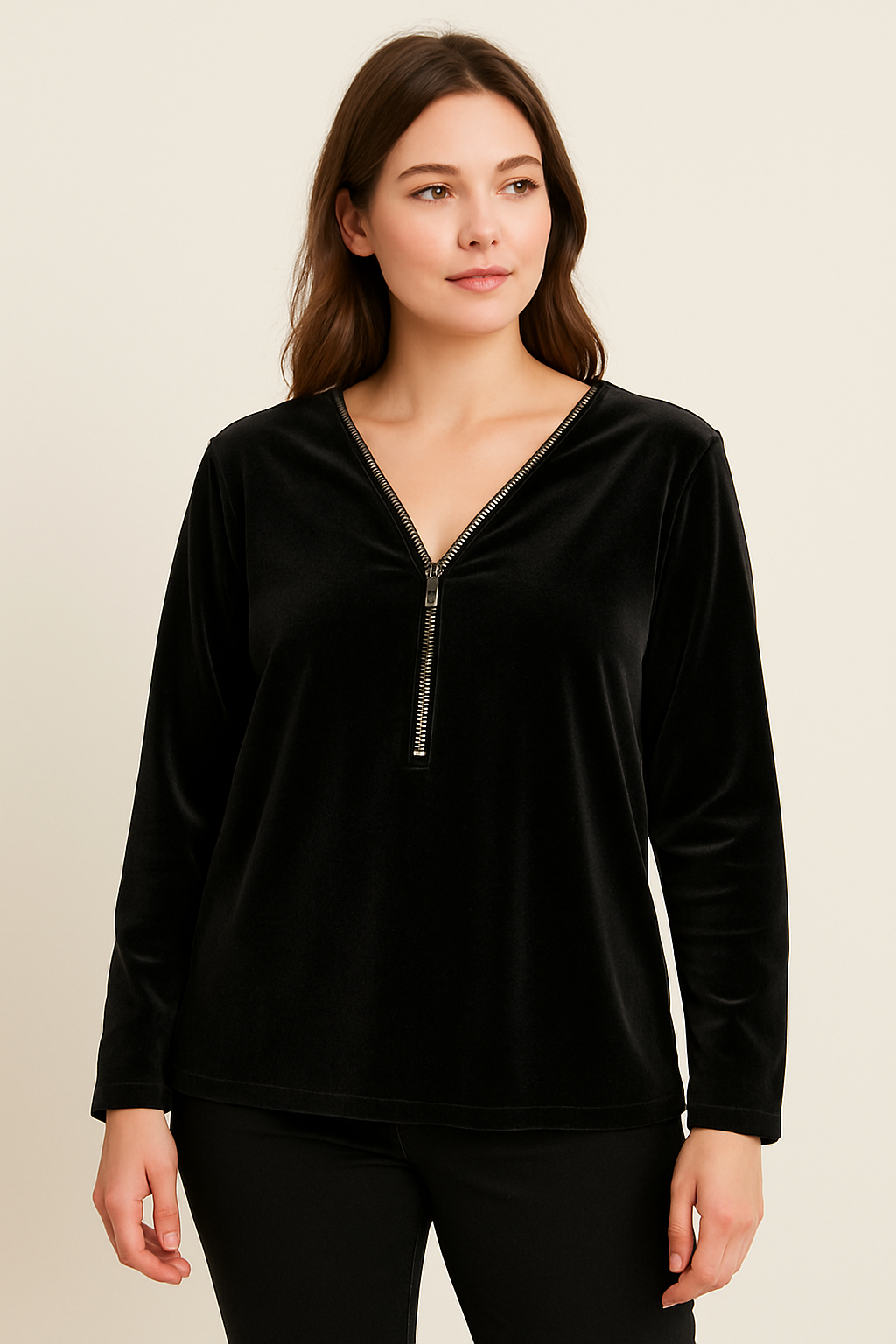 Ines velvet top