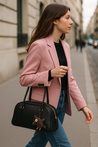 Bessie London sausage dog bag