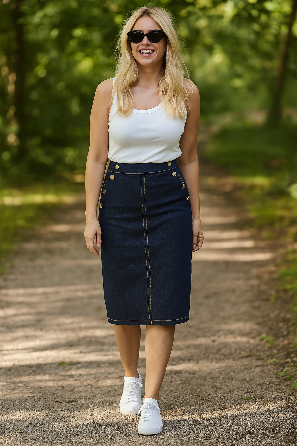 Rue de Femme Amia denim skirt