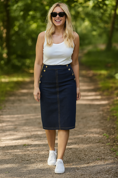 Rue de Femme Amia denim skirt