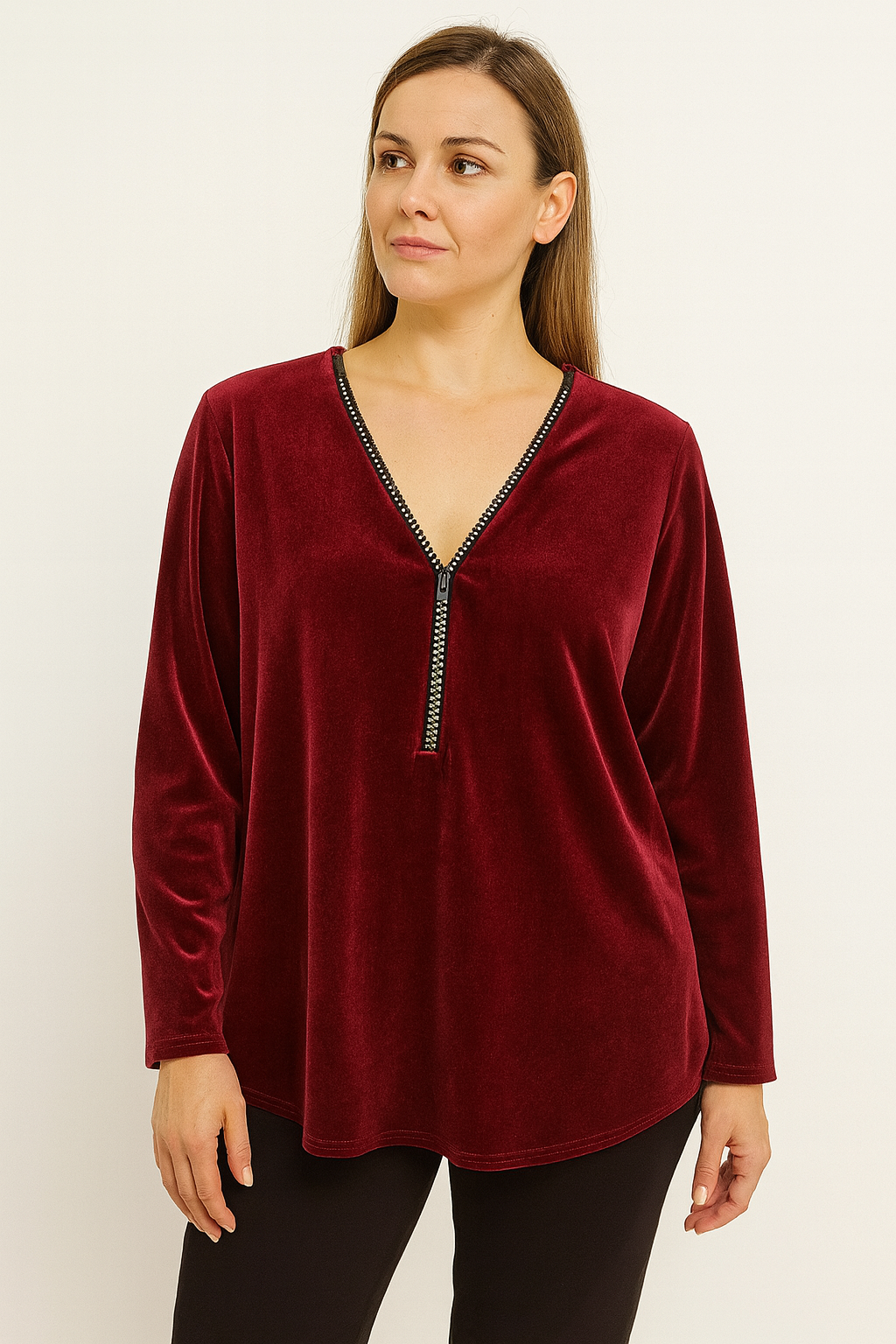 Ines velvet top