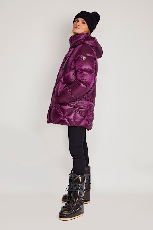 Frandsen women's winter purple jacket coat