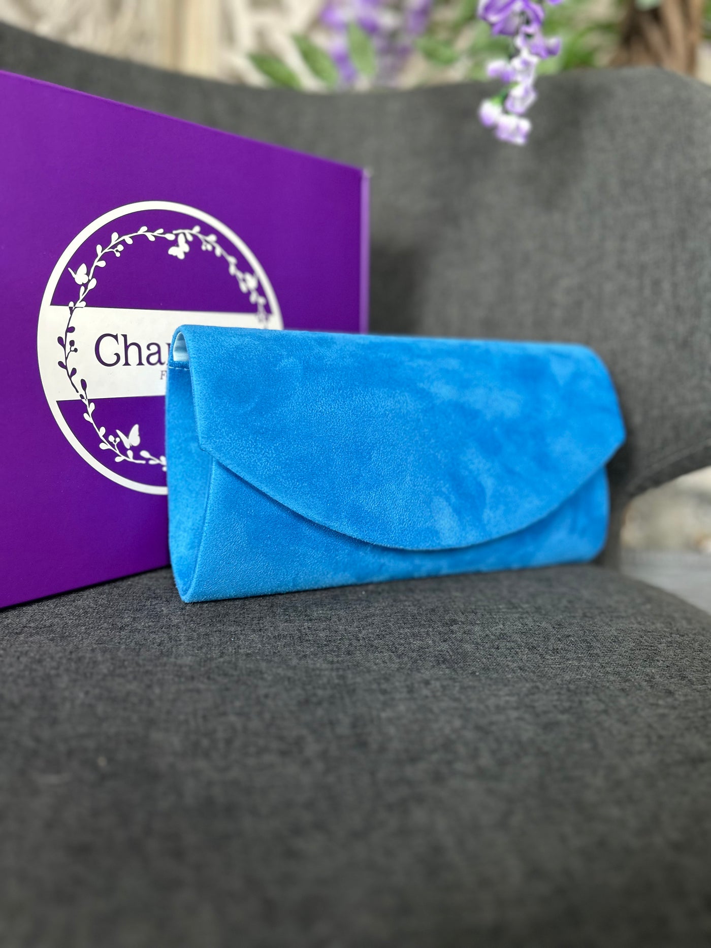 Muireann Velvet Clutch Bag