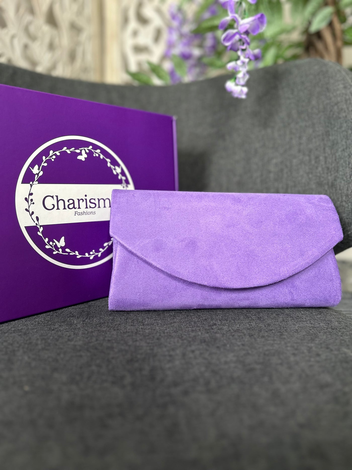 Muireann Velvet Clutch Bag