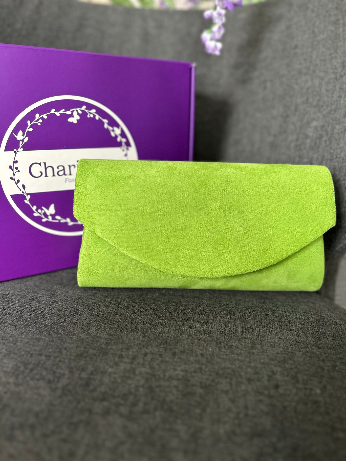 Muireann Velvet Clutch Bag